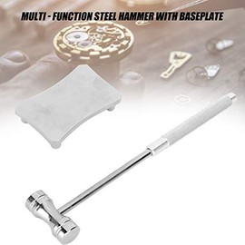 Herramienta de martillo de bricolaje, diseño suave de martillo de doble cabeza para joyería martillo pequeño mini martillo, herramienta de relojero   