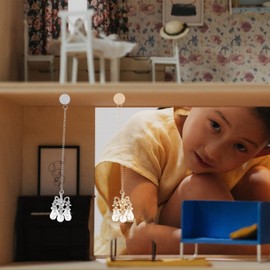 Toddmomy 2pcs Miniature Chandelier Model Dollhouse Ceiling Light Mini House Hanging Lamp Photo Booth Props for DIY Dollhouse Play House Accessories