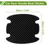 X AUTOHAUX Universal 80x88mm Car Door Cup Protector Sticker Anti-Scratches+Auto