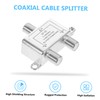 OSALADI Cable Splitter for Tv and Satellite Splitter for Dual