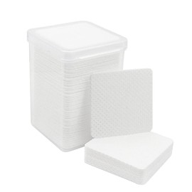 200 PCS Lash Extension Wipes, Lint-Free Non-Woven Removal Tool for Eyelash Extension Glue & Nail Polish Remover Wipes (White)