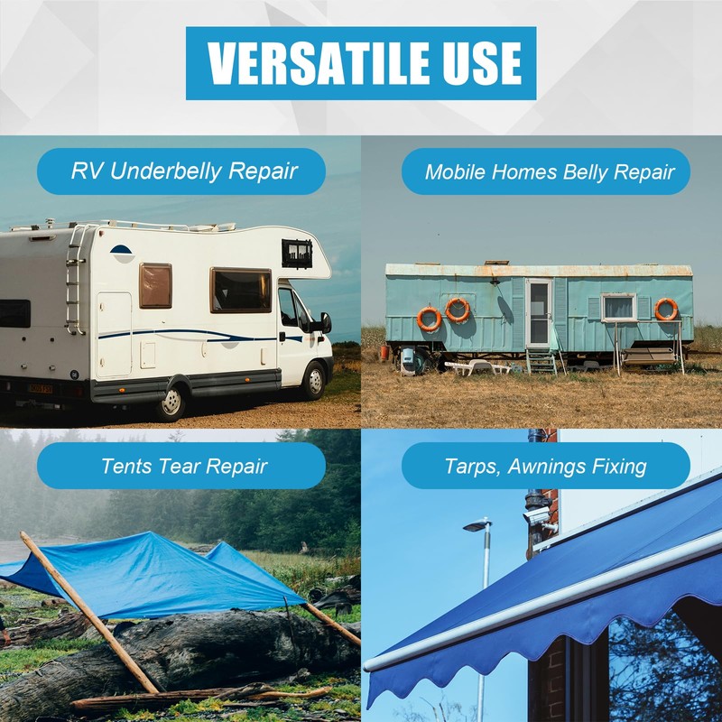 RV Underbelly Material RV Underbelly Tape, 7.87'' x 20' Waterproof