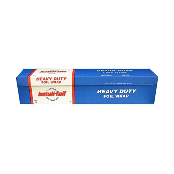 Handi-Foil 24" x 500' Heavy Duty Aluminum Foil Wrap - Premium Quality Made in USA (Pack of 1 Roll)