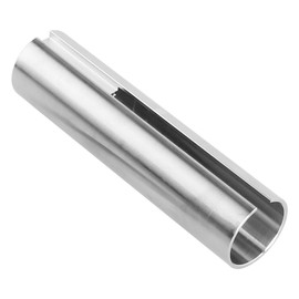 VOANZO Engine Pulley Crank Shaft Sleeve Adapter Extended 1 to 1 1/8 inch 1/4" Key Gas Stainless Steel 304 Shaft Adapter Gas Engine Pulley Crank Shaft Sleeve Adapter