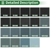 X AUTOHAUX Sandpaper Hook & Loop Sanding Sheets 125x125mm Black