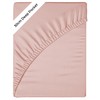 Funky Gadgets Double Fitted Sheet Blush Pink Deep Pocket 12