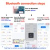 LUCK JINGLE Bluetooth Portable Printer, L86 Thermal Printers Wireless for