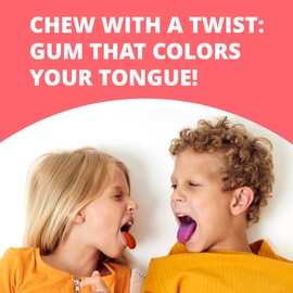 Gumballs for Gumball Machine Refills - 1” Gum Balls - Double Bubble Gumballs Bulk Pack 1.7 LB - Mouth Coloring Chewing Gum for Kids - Assorted Flavors - Bubbel Gum for Kids