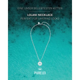 Purelei® Lolani Necklace (Gold, Silver & Rose Gold) with Pendant (40 cm in Length), Stainless Steel