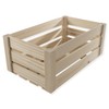 WooDeeDoo Medium Wooden Storage Slatted Crate Box | 28.5 x