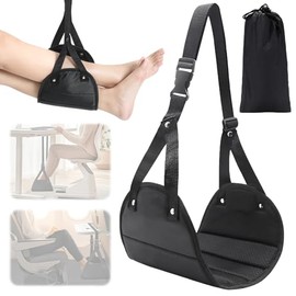 Reposapiés de Avión de Portátil, Hamaca de Pie de Avión, Hamaca de Oficina,hamaca de pie para accesorios de viaje en avión