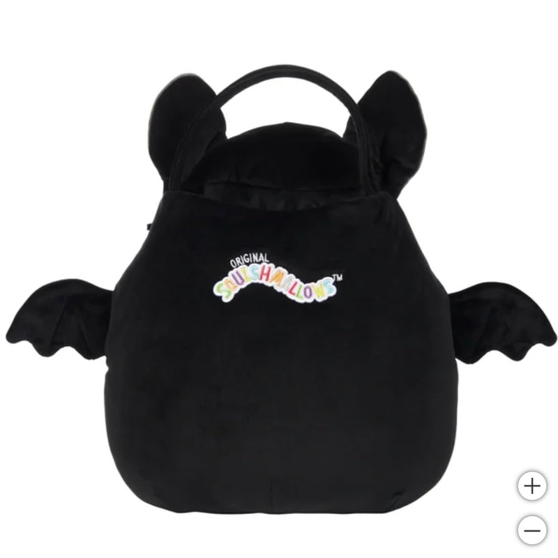 Squishmallows 16” Plush Treat Pail (Emily (Bat))