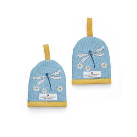 Cooksmart Pack of 2 Egg Cosy | British Designed Egg Cosy Warmer for All Sizes of Eggs | Egg Cup Cosy for All Modern Kitchen Design - English Meadows