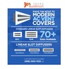 BUILDMART - 8x8 Modern AC Vent Cover - Decorative White