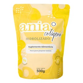 Ania Colgeno Hidrolizado En Polvo 500g Sin Sabor 100 Puro Sin Sabor                                                                                   