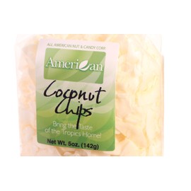 5oz Gourmet Style Bag of Delicious UnSweetened Coconut Chips [5⁄16 lb.]