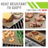 KitchenRaku BBQ Grill Mat 33X40cm Set of 5, Non Stick