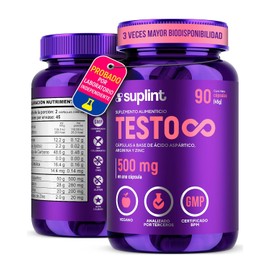 TESTO Multivitamnico Hombre  Vitaminas para Hombre con Protena, Maca Negra, L-Arginina y Gluconato de Zinc  Suplemento Vegano para Energa  90 Cpsulas 
