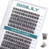Individual Lashes SISILILY Cluster Lashes 144 Lash Clusters DIY Lash