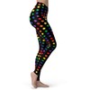 sissycos Women's Rainbow Printed 80s Leggings Buttery Soft Stretchy Pants