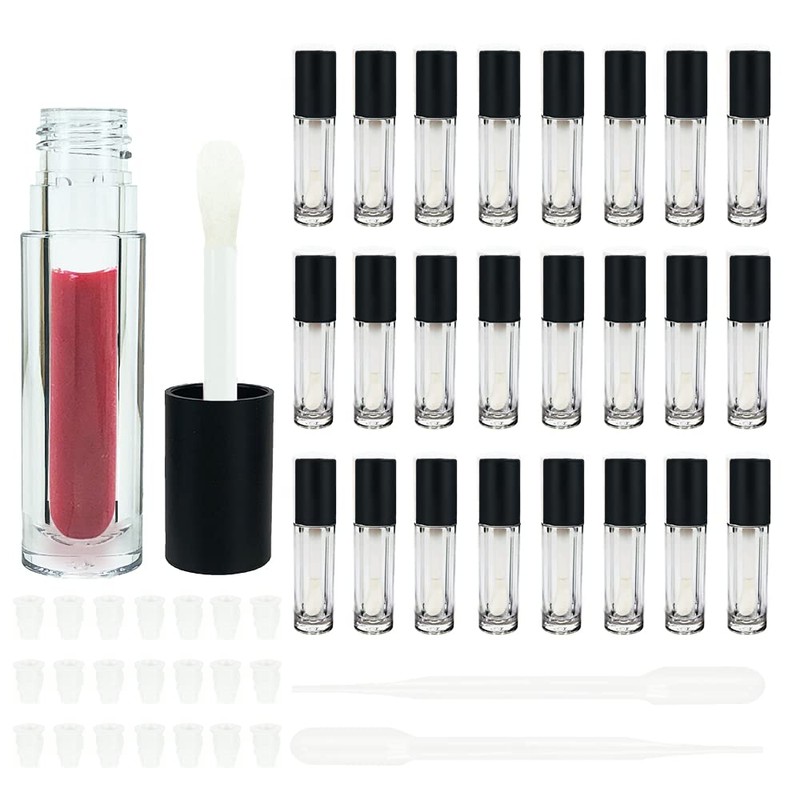 COSIDEA 24 tubos vacíos de 5 ml para brillo de