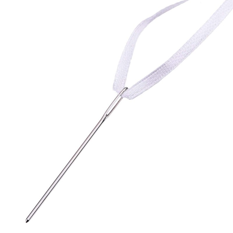 Outus 18 Pieces Large Eye Needles 3 Sizes Steel Yarn