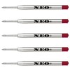 High-Quality Metal Ballpoint Pen Refills, Heavy-Duty, Medium Size, Also Suitable