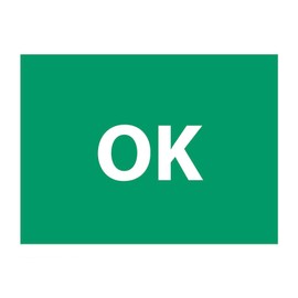 Help & OK Sign for Emergency Use for Home and Vehicle