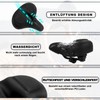 Bicycle Saddle Wide Bicycle Saddle, Waterproof, Breathable, Comfortable, Soft, for