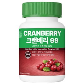 Yeongyangbyeolgok Cranberry 99%, 1 piece, 120 tablets / 영양별곡 크랜베리 99%, 1개, 120정