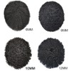 Generic- Afro Toupee para hombres negros, sistema de reemplazo de