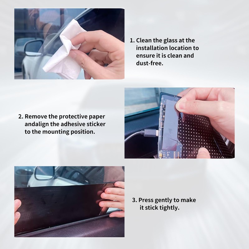 23.42x4.72in Programmable Devil Eyes LED Screen for Car Windshield -