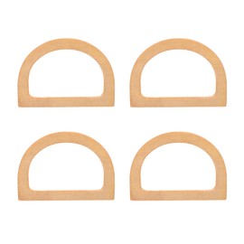 ULDIGI Wallet Purses 4 Piezas De Madera De Repuesto Bolso De Mano Accesorios Shapedbag Bolso Monedero Artesanía Billetera En De Manija Decorativa Herramienta Anillo Hombro Playa para D