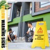 Geetery 4 Pcs Maintenance Work in Progress Floor Sign Two