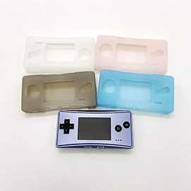 Silicone Case Soft Protective Shell for GBM Gameboy Micro Skin Cover Sleeve (White)