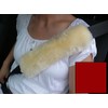 Seatbelt Pad with Strap Sheepskin for Seat Belt Seat Belt
