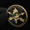 United States Army Special Forces Challenge Coin - Motivated, Dedicated,