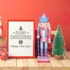 JECOMPRIS Christmas Soldier Nutcracker Decoration Wooden 25 4 cm Nutcracker