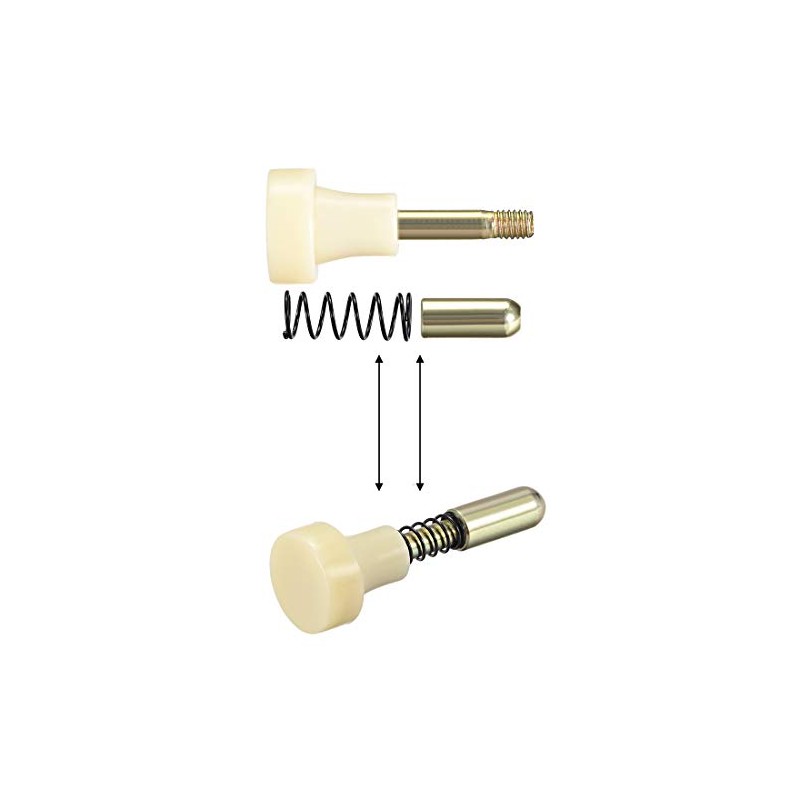 uxcell Plunger Latches Spring-Loaded 6.3mm Dia Head 5.5mm Dia Spring