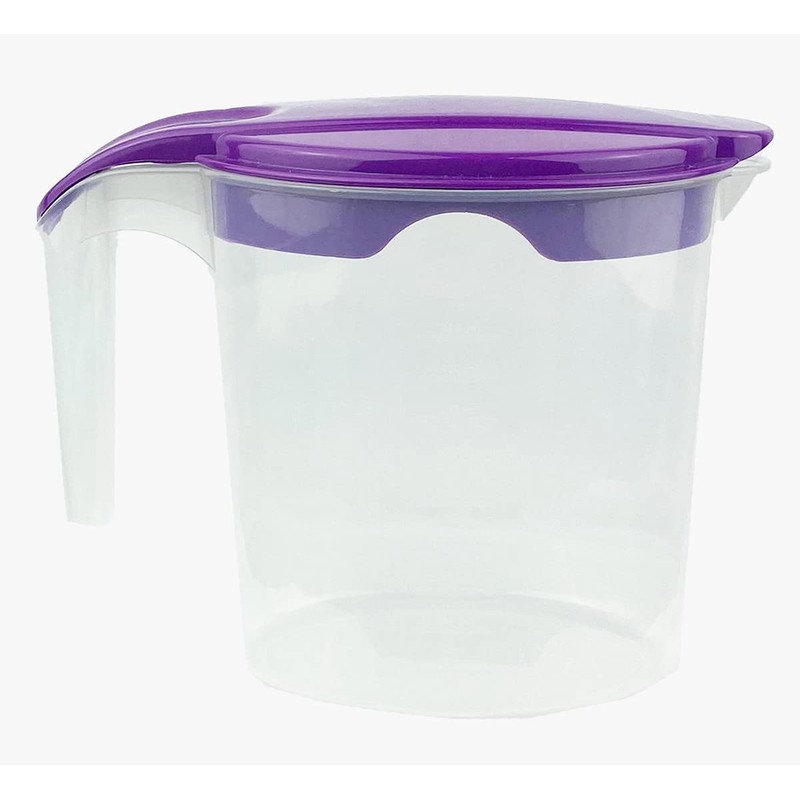 1 Liter Plastic Water Fruit Juices Jug Milk with Lid