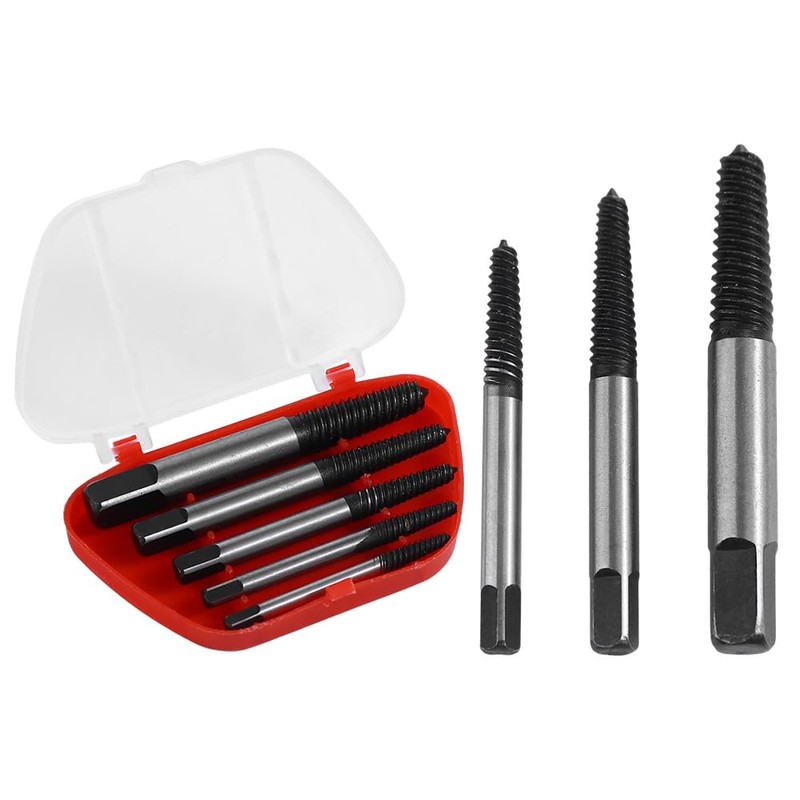 Leadigol Stripped Screw Extractor Set,Broken Screws Extractor Woodworking Tool Bolt