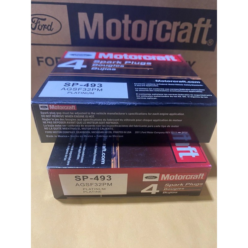 Factory/OEM 8Pcs Motorcraft SP-493 Platinum SPARK PLUGS AGSF32PM For Ford