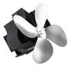 Wall Mounted Fireplace Fan 4 Blade Heat Powered Wood Stove
