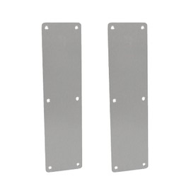Guijinhao 2pcs Door Finger Push Plate with Screw with Holes and Screws Fire, Push 300 x 80mm Stainless Steel Brushed Plate Door/Bottom Door Protection (A31-2)
