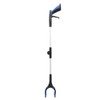 Blue Foldable Long Pick Up Reacher Grabber Helping Hand Tool