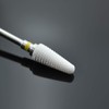 Rolabling Ceramic Nail Drill Bit White Flame Nail Drill Bit
