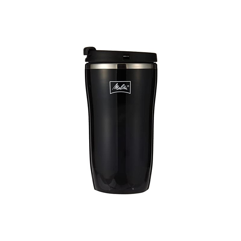 Melitta Thermobecher, Druckverschluss, 100% luftdicht, schwarz, 250 ml
