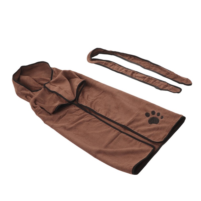 Dog Towel Bathrobe Strong Absorbent Soft Warm Pet Dog Drying