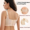 Cekqoci Women's Push Up Bra Hide Back Fat Full Coverage