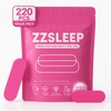ZZSLEEP Face Tape – 220 Overnight Anti-Wrinkle Patches for Forehead & Smile Lines, Infused with Collagen, Vitamins E & B, Aloe Vera, Latex-Free, Skin-Safe